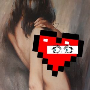 Antique oil painting